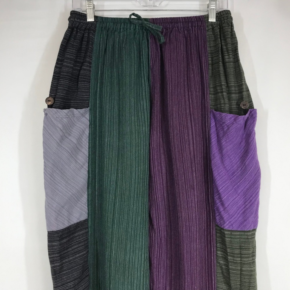 HaremPants.com Women Patchwork Cotton Joggers Boh… - image 2